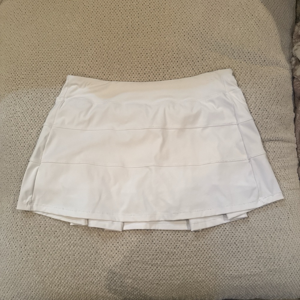 White Women's Tennis Skirt
